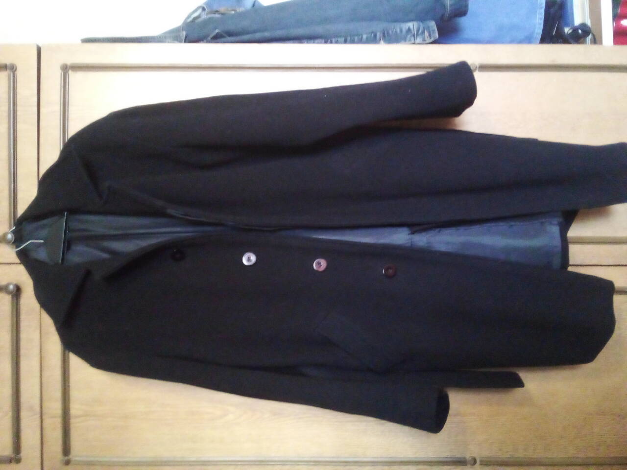 Пальто драповое демесезонное, очень тёплое. в Симферополе фото 3 Личные вещи Симферополь