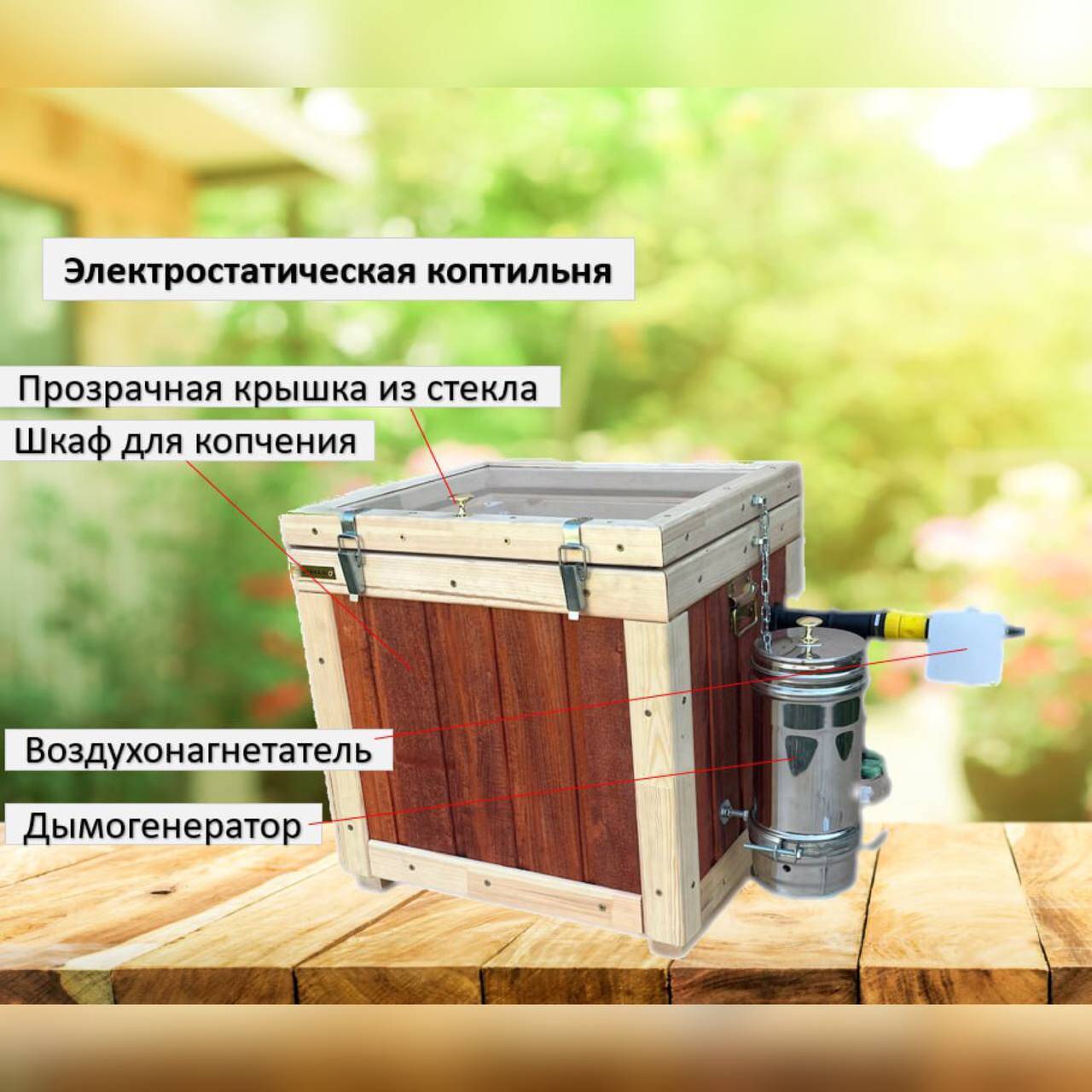 Электростатические коптильни Дымика ру