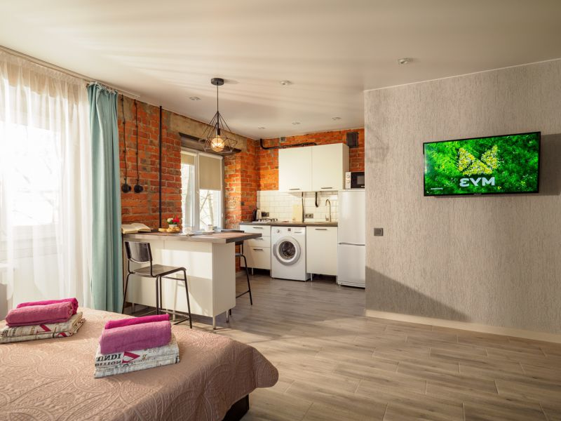 Комфортная стильная квартира-студия с новым евроремонтом в Смоленске фото 3 Недвижимость Смоленск