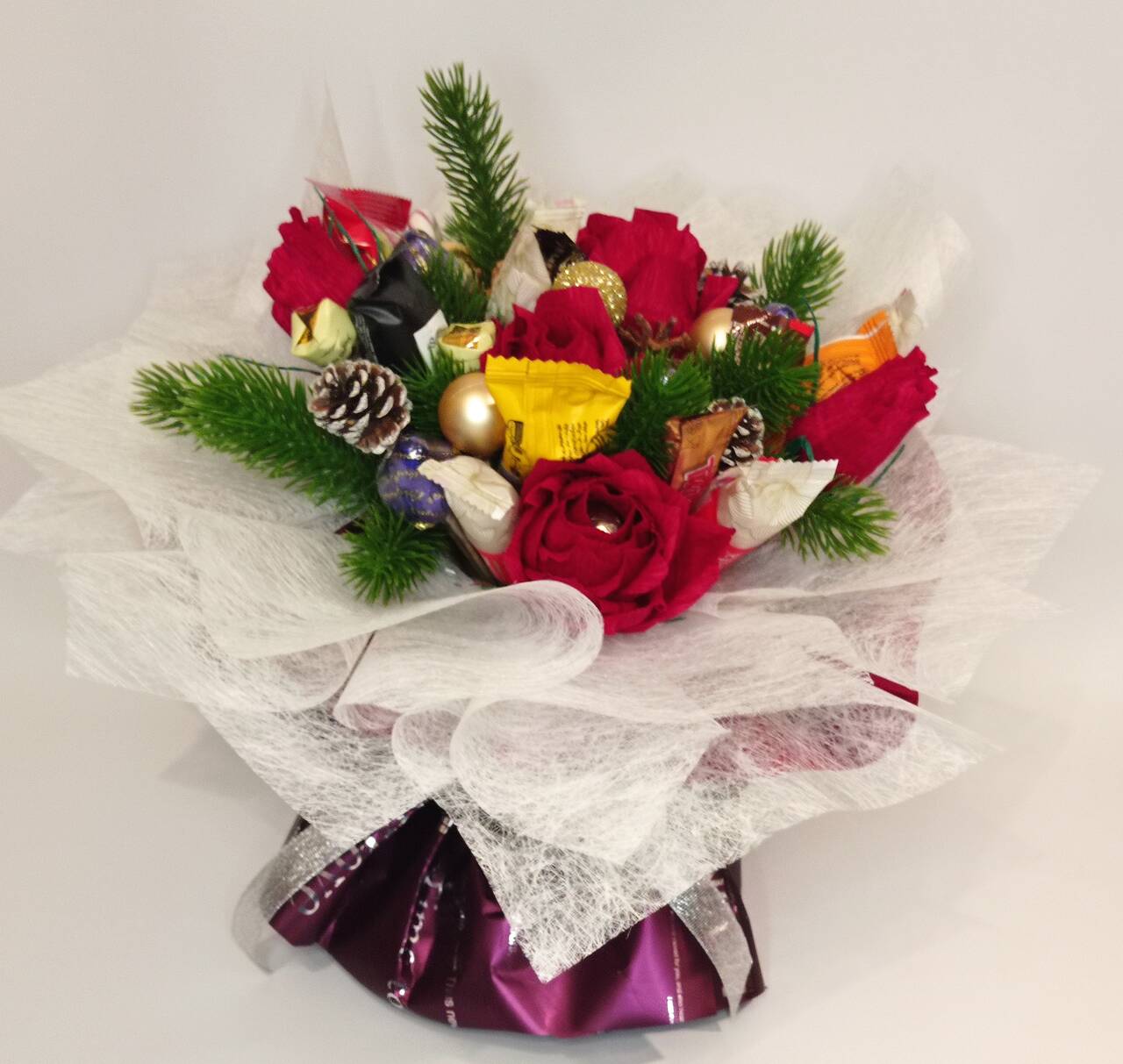 Сладкие Новогодние букеты и композиции из конфет. в Москве фото 4 Продукты питания Москва