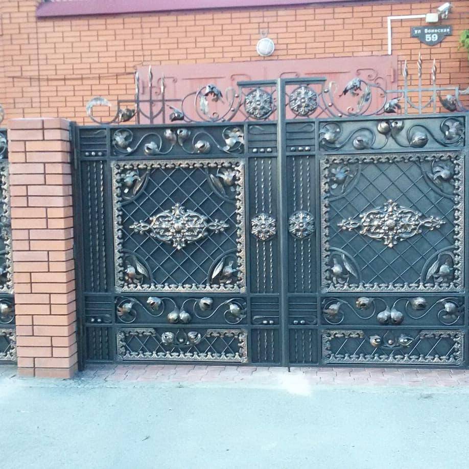 Кованые ворота в Новосибирске фото 5 Услуги Новосибирск