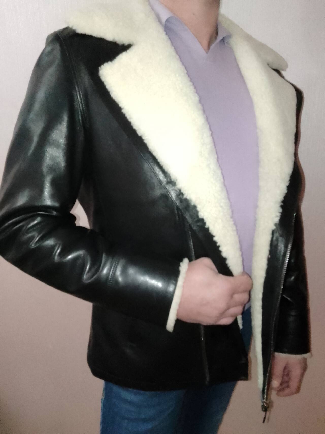 Кожаная куртка дубленка мужская в Москве фото 1 Личные вещи Москва