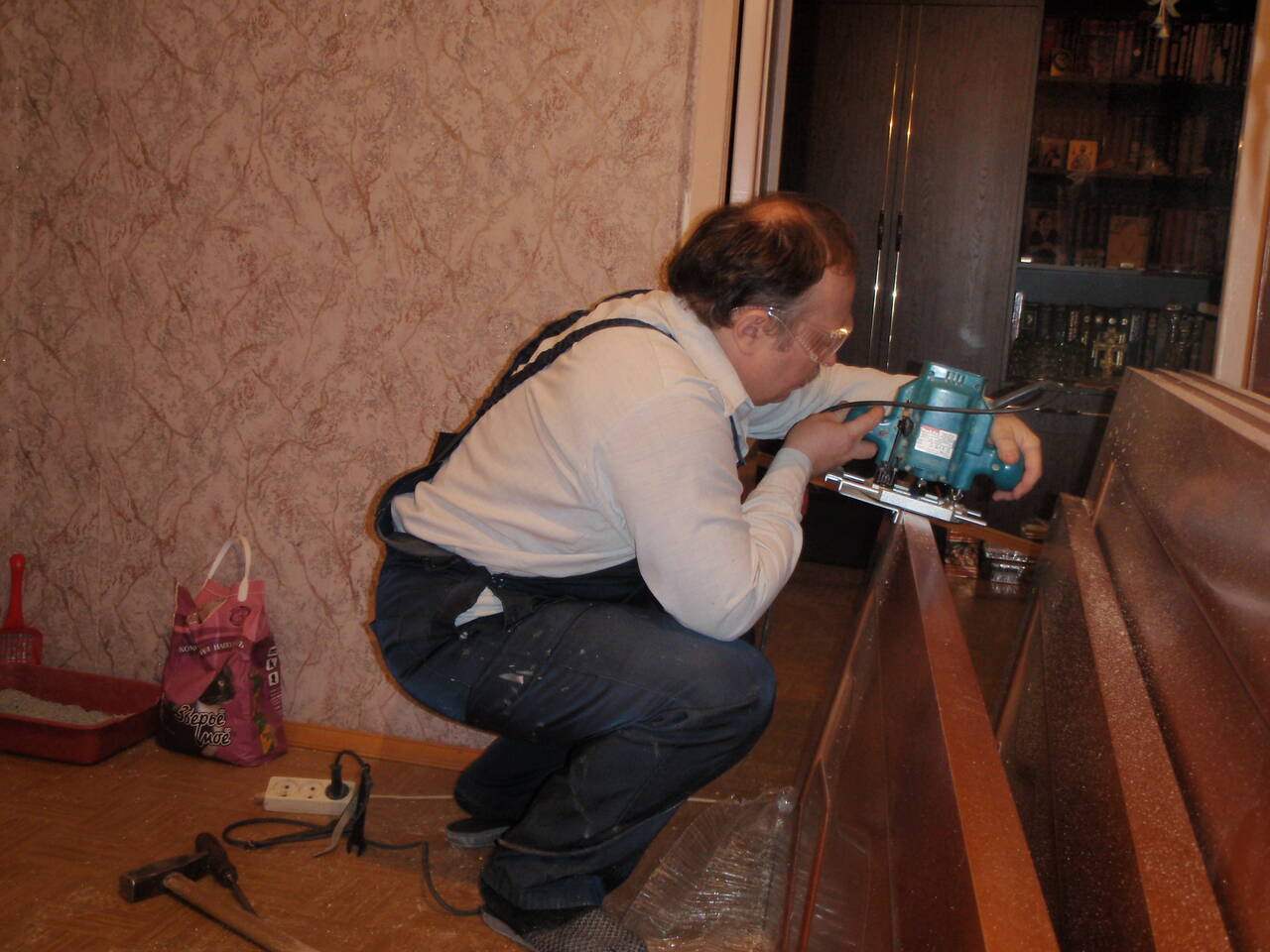 Замена стекла в межкомнатной двери.  в Санкт-Петербурге фото 2 Услуги Санкт-Петербург