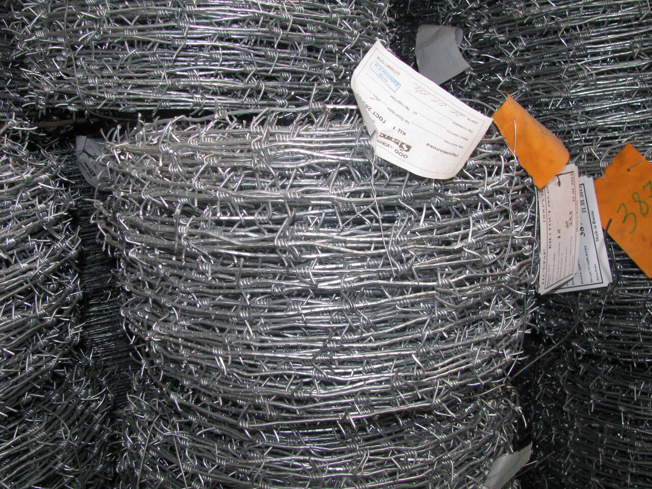 Проволока колючая оцинкованная