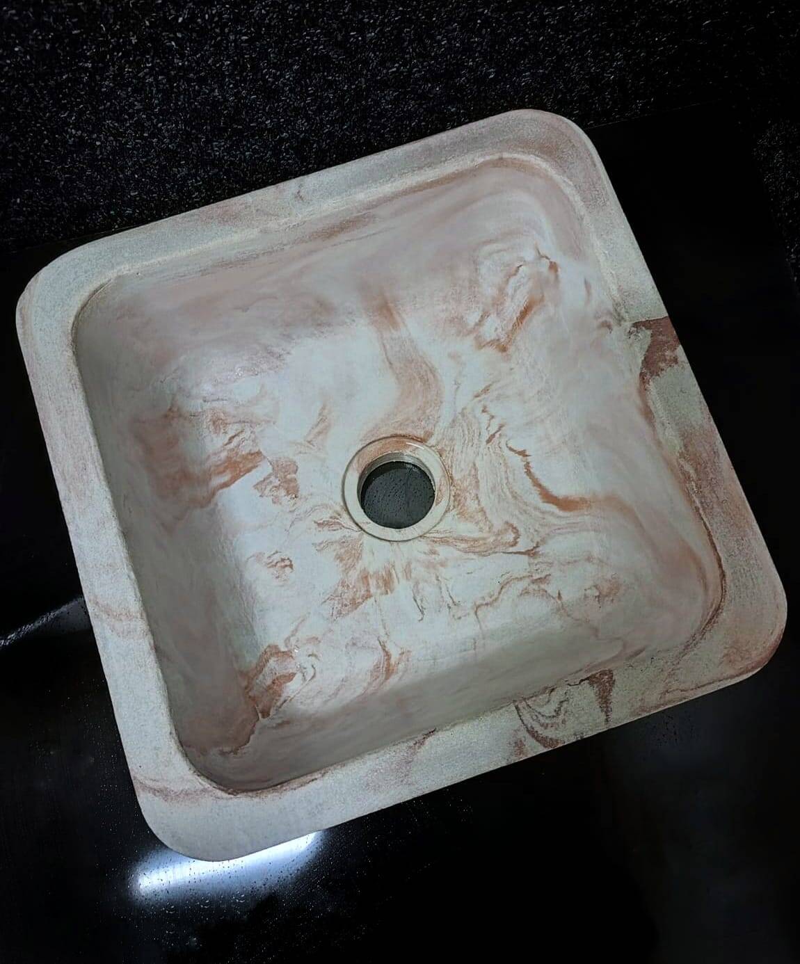 Накладная раковина из арт-бетона в Новороссийске фото 2 Для дома и дачи Новороссийск