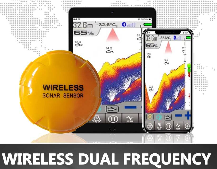 Эхолот беспроводной Erchang цветной новый