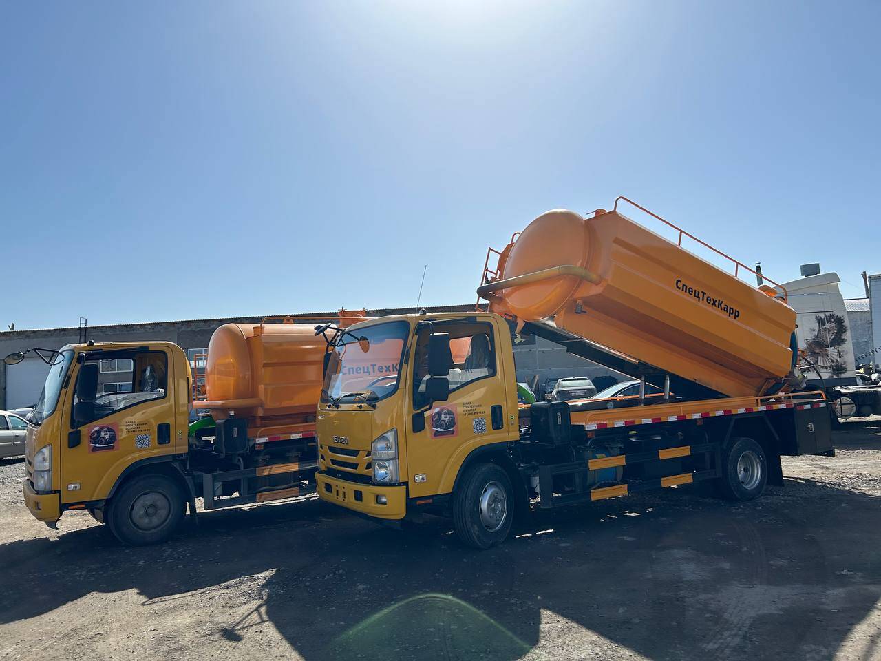  комбинированный вакуумный илосос ISUZU