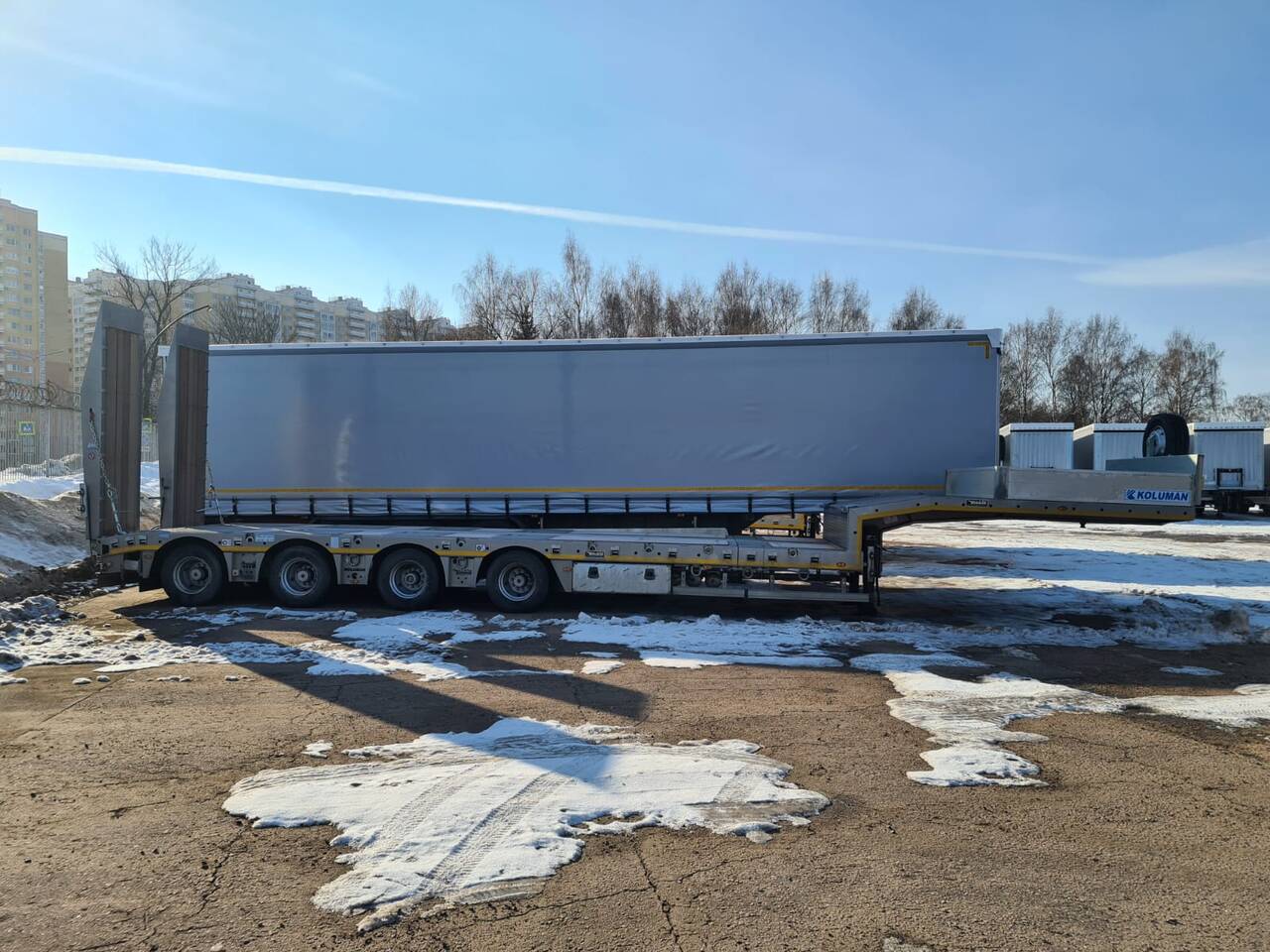 Koluman раздвижной низкорамный трал в Москве фото 5 Транспорт Москва