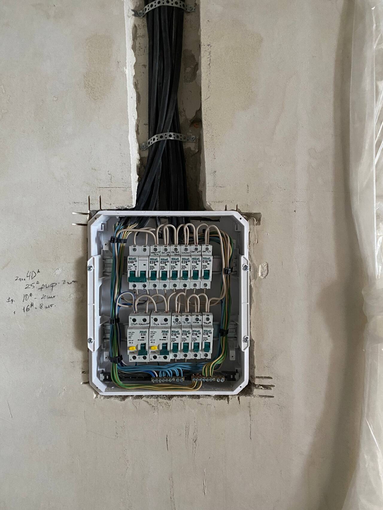 Электромонтажные работы