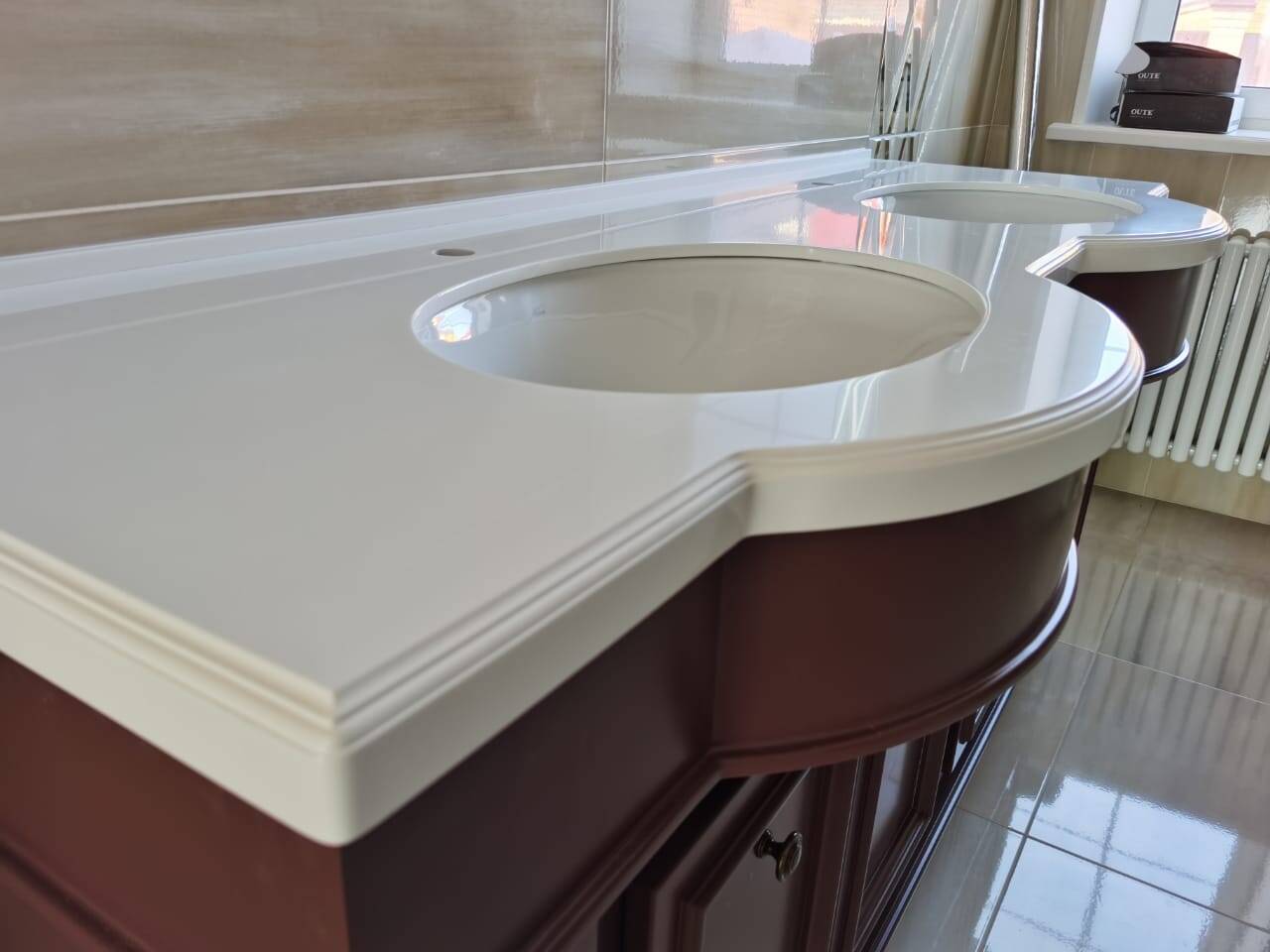 Столешницы в ванную комнату из искусственного акрилового камня в Казани фото 5 Для дома и дачи Казань Столешницы в ванную комнату из искусственного акрилового камня в Казани фото 5 Для дома и дачи Казань