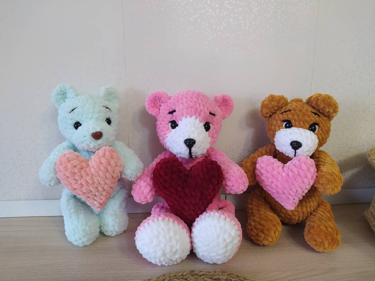 Мишки Валентинки