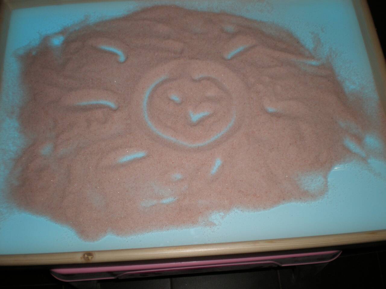 Детская песочница с подсветкой для рисования в песке + стульчик в Архангельске фото 4 Личные вещи Архангельск