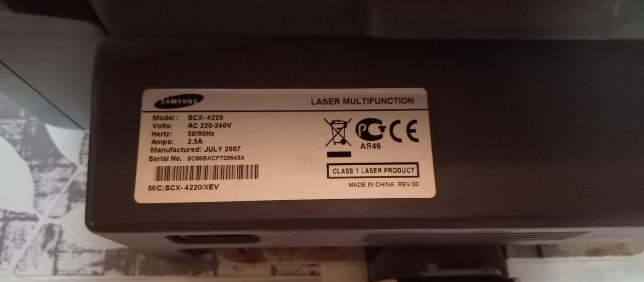 Продам принтер Samsung SCX-4220 в Орехово-Зуево фото 2 Бытовая электроника Орехово-Зуево Продам принтер Samsung SCX-4220 в Орехово-Зуево фото 2 Бытовая электроника Орехово-Зуево