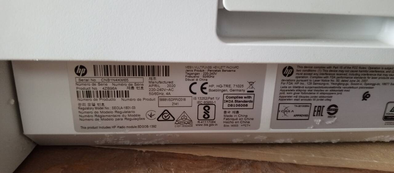 Продам принтер Hp CNB1N4KM65 в Орехово-Зуево фото 3 Бытовая электроника Орехово-Зуево