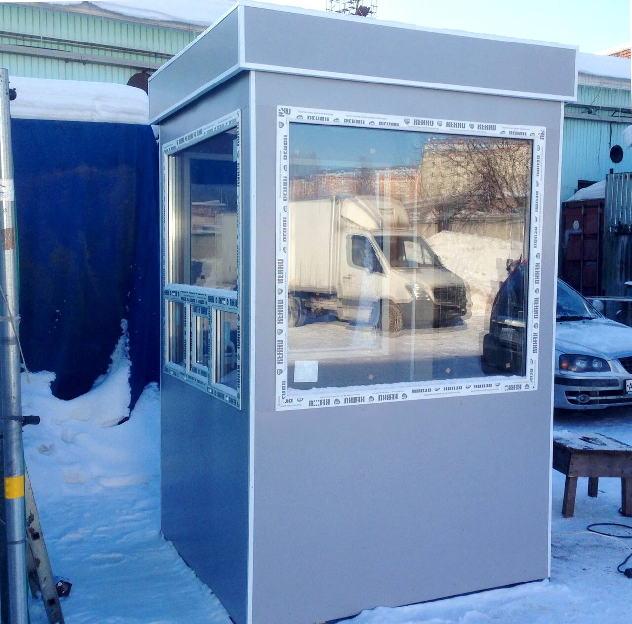 Пост охраны 1,5х1,5х2,5м, новый, утепленный в Москве фото 7 Для дома и дачи Москва