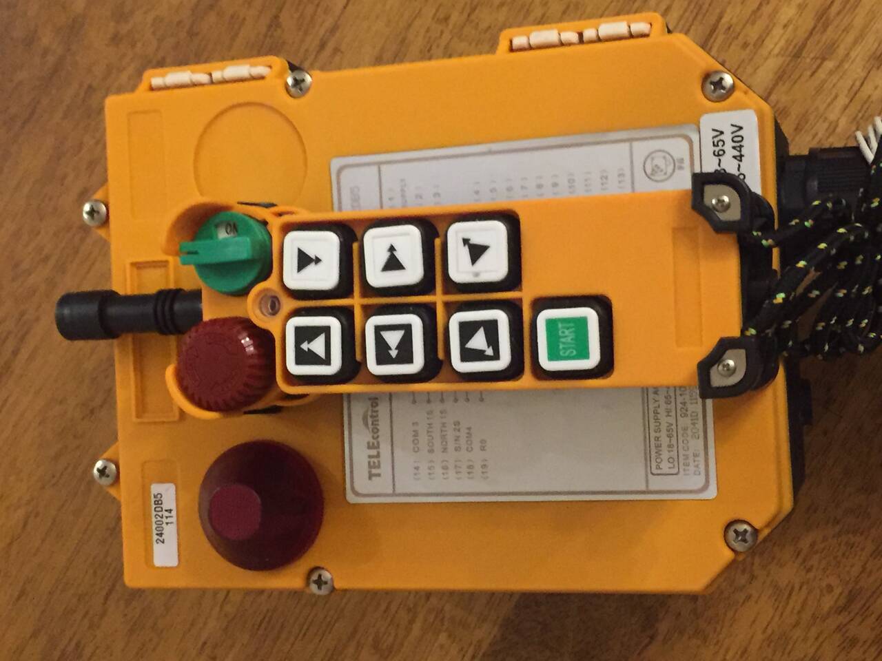 Перевод крана на радиоуправление