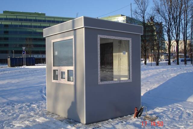 Пост охраны размер 2,0х2,0х2,5м,  П-4 цена эконом, новый, утепленный в Москве фото 1 Услуги Москва