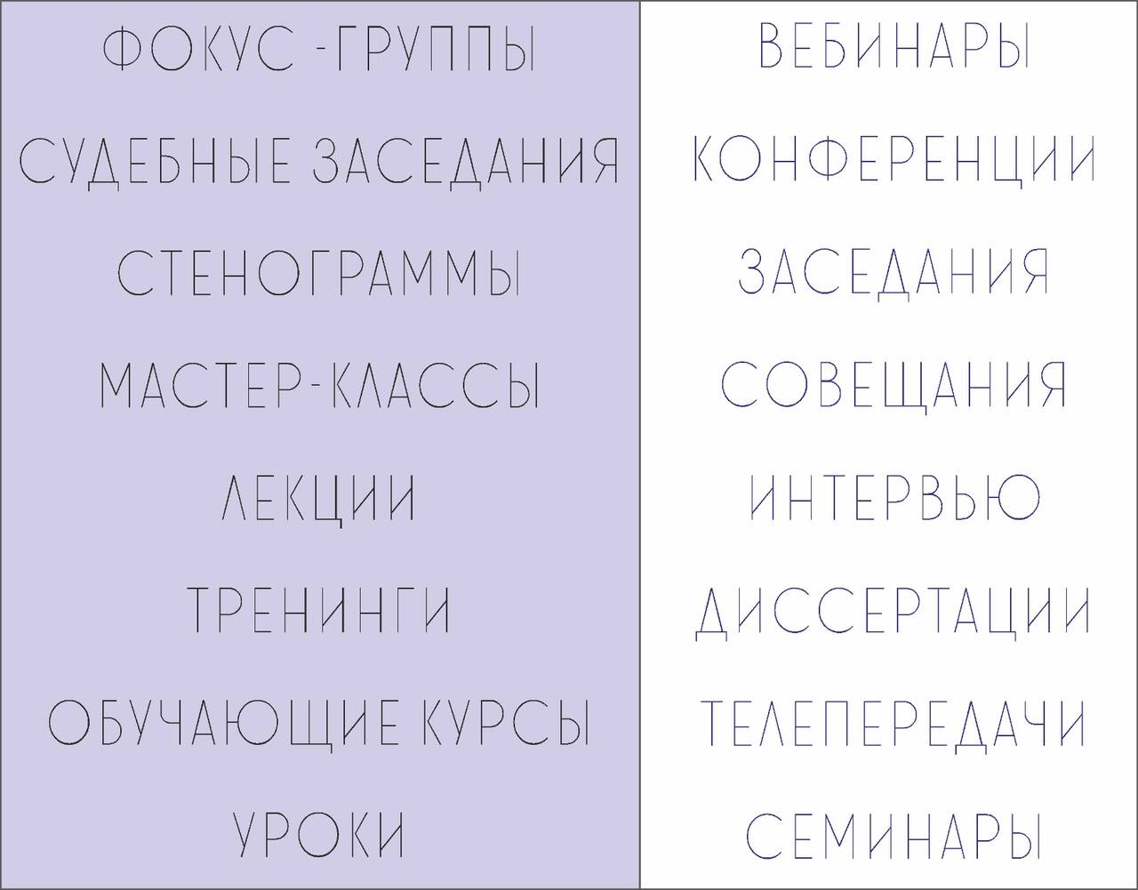 Транскрибация в Москве фото 3 Услуги Москва
