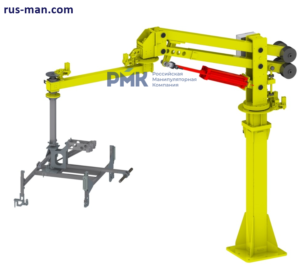 Манипулятор пневматический шарнирный балансир ШБМ-150-П в Екатеринбурге фото 2 Услуги Екатеринбург