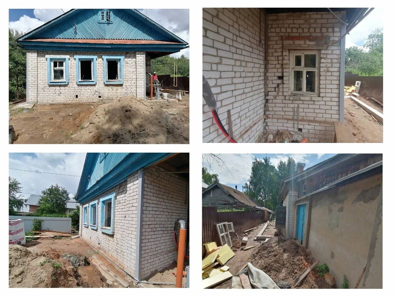 Стяжка стен металлокаркасом от трещин. Гарантия на работы 3 года.