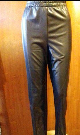 Брюки с кожан вставкой в Москве фото 1 Личные вещи Москва