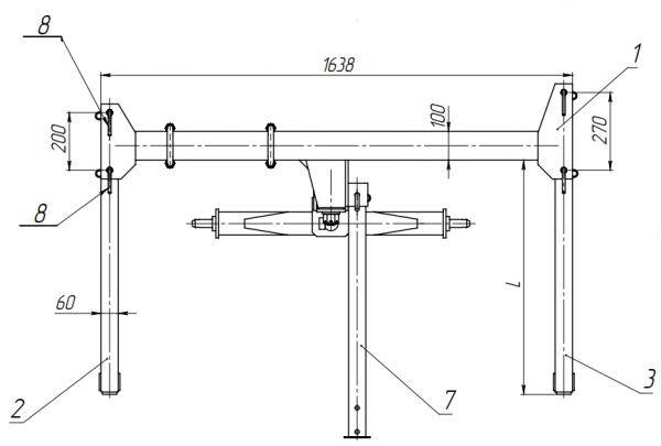 Транспортное устройство для культиватора КМО в Краснодаре фото 2 Транспорт Краснодар Транспортное устройство для культиватора КМО в Краснодаре фото 2 Транспорт Краснодар