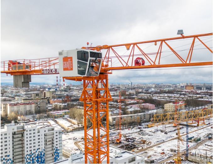 Кран башенный GiraFFe TDK-8.180 б/у 2014 г.в. в Челябинске фото 2 Транспорт Челябинск