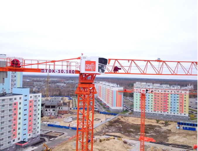 Кран башенный GiraFFe TDK-10.180 б/у 2020 г.в.