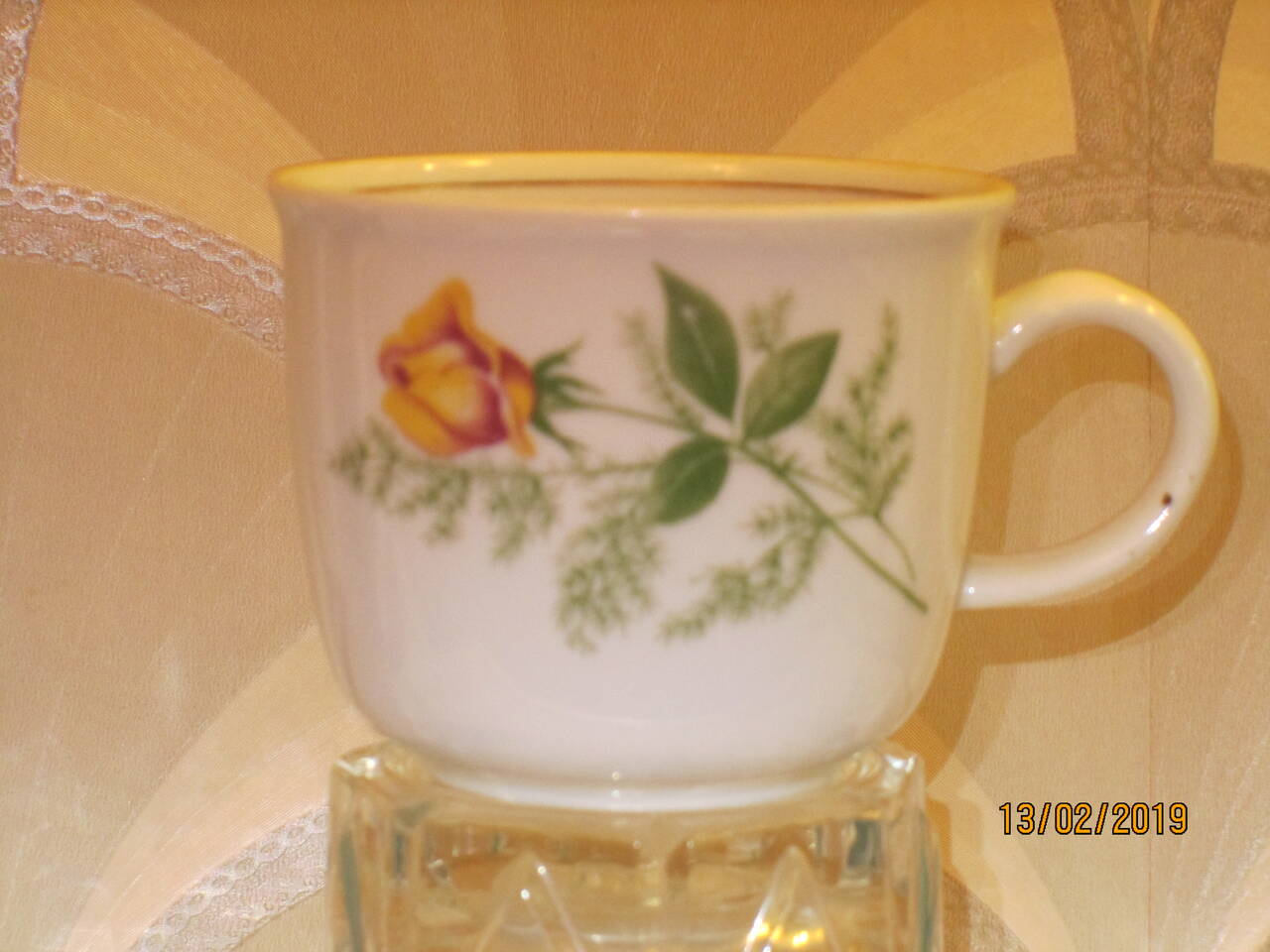 Чашка от чайного сервиза "Kahla" желтая роза в Москве фото 1 Для дома и дачи Москва