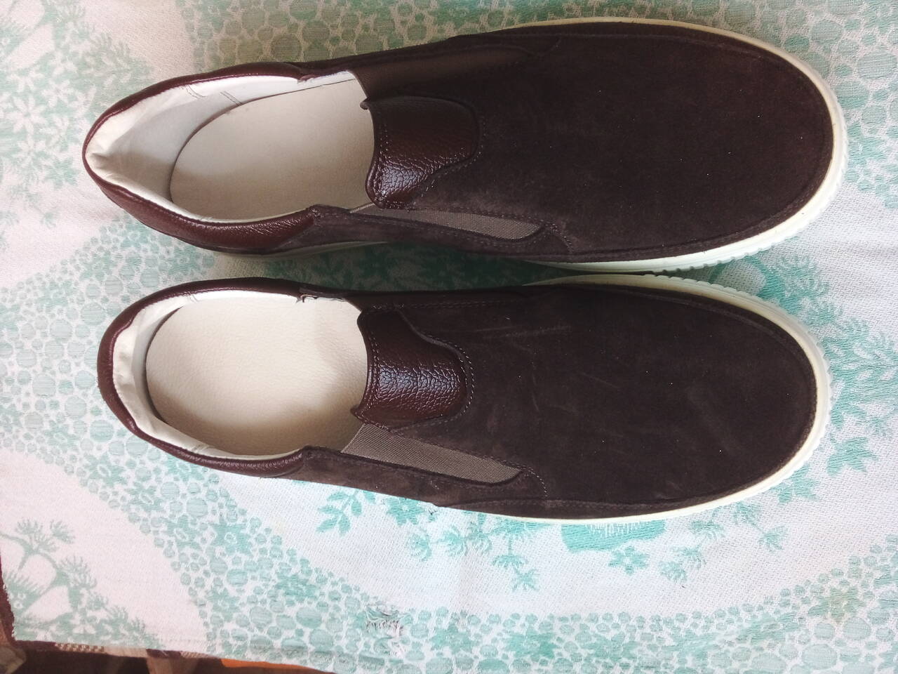 Туфли мужские новые, натуральная замша, 41 размер