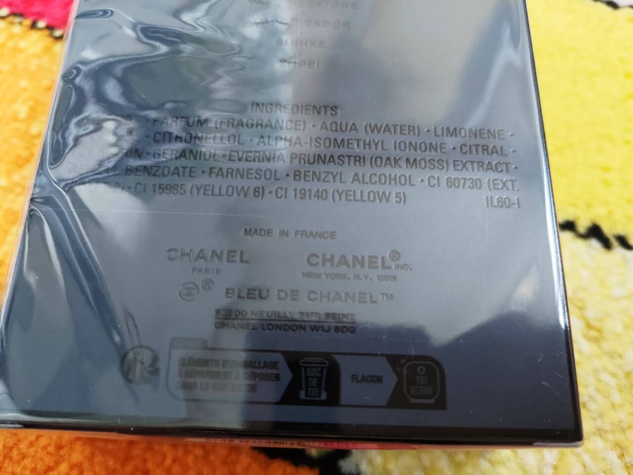 Bleu De Chanel Eau de Parfum Оригинал Duty Free в Москве фото 4 Личные вещи Москва