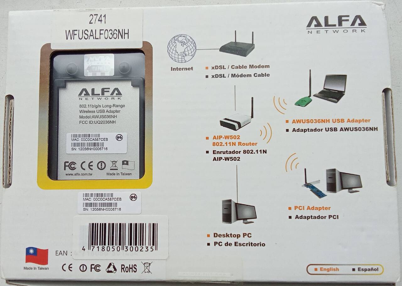 AWUS 036NH — это усилитель повышенной мощности в Архангельске фото 6 Бытовая электроника Архангельск