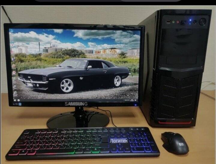 компьютер и монитор