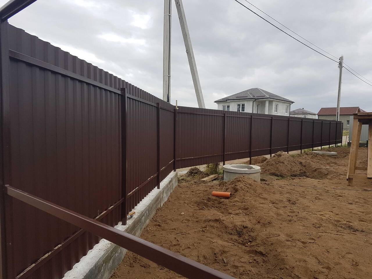 Заборы и ограждения под ключ в Сергиевом Посаде фото 2 Услуги Сергиев Посад