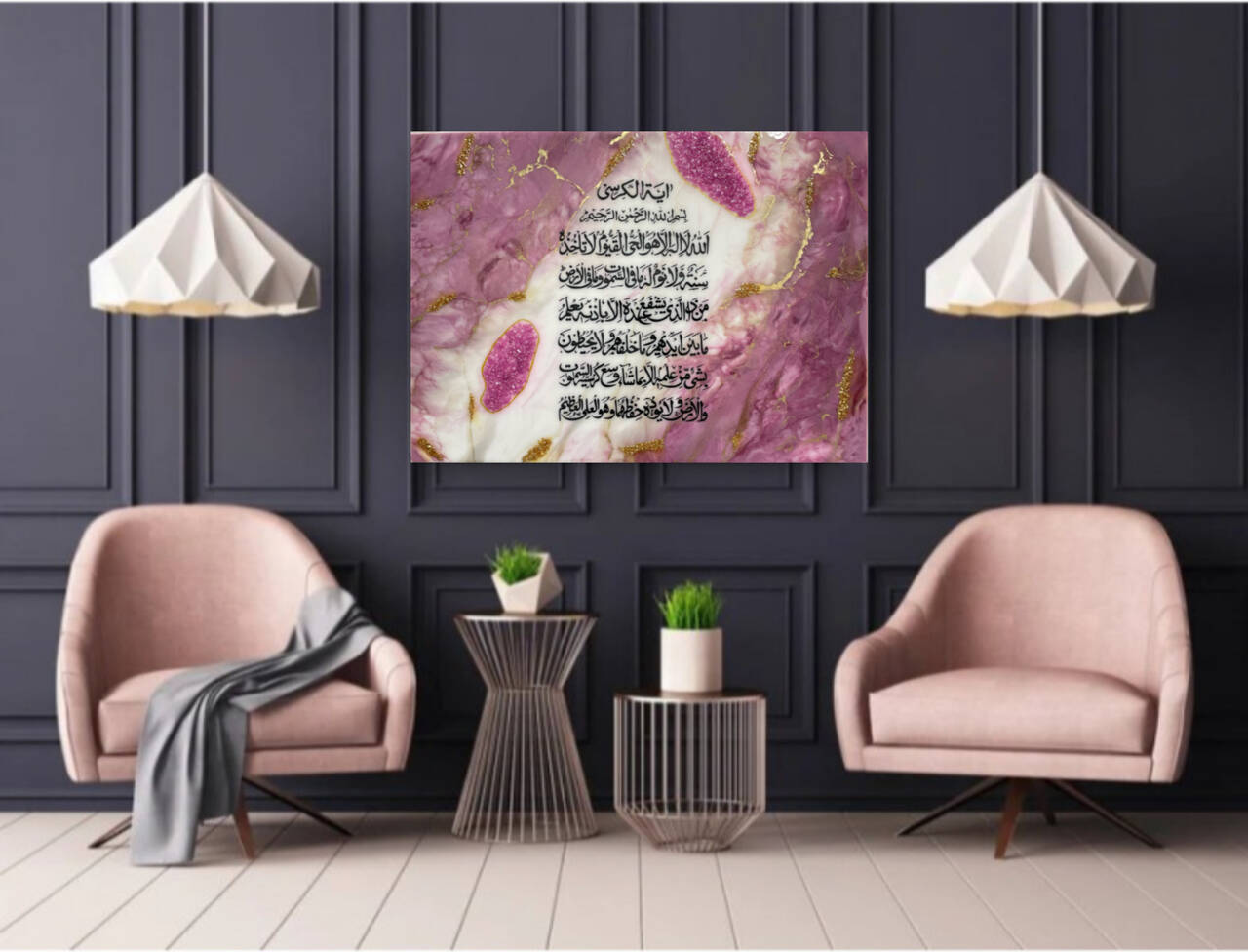 Картина -Шамаиль из эпоксидной смолы