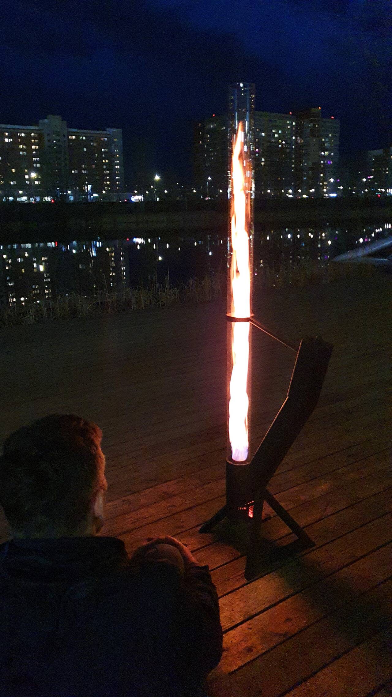 Пеллетный светильник.Уличный камин в Москве фото 4 Для дома и дачи Москва