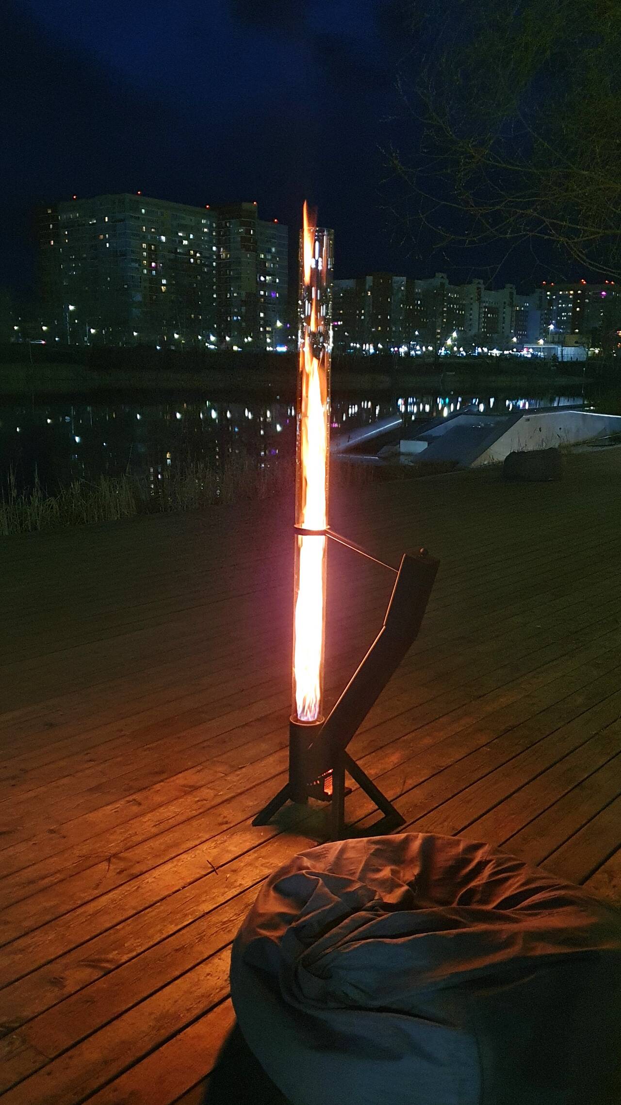 Пеллетный светильник.Уличный камин в Москве фото 7 Для дома и дачи Москва