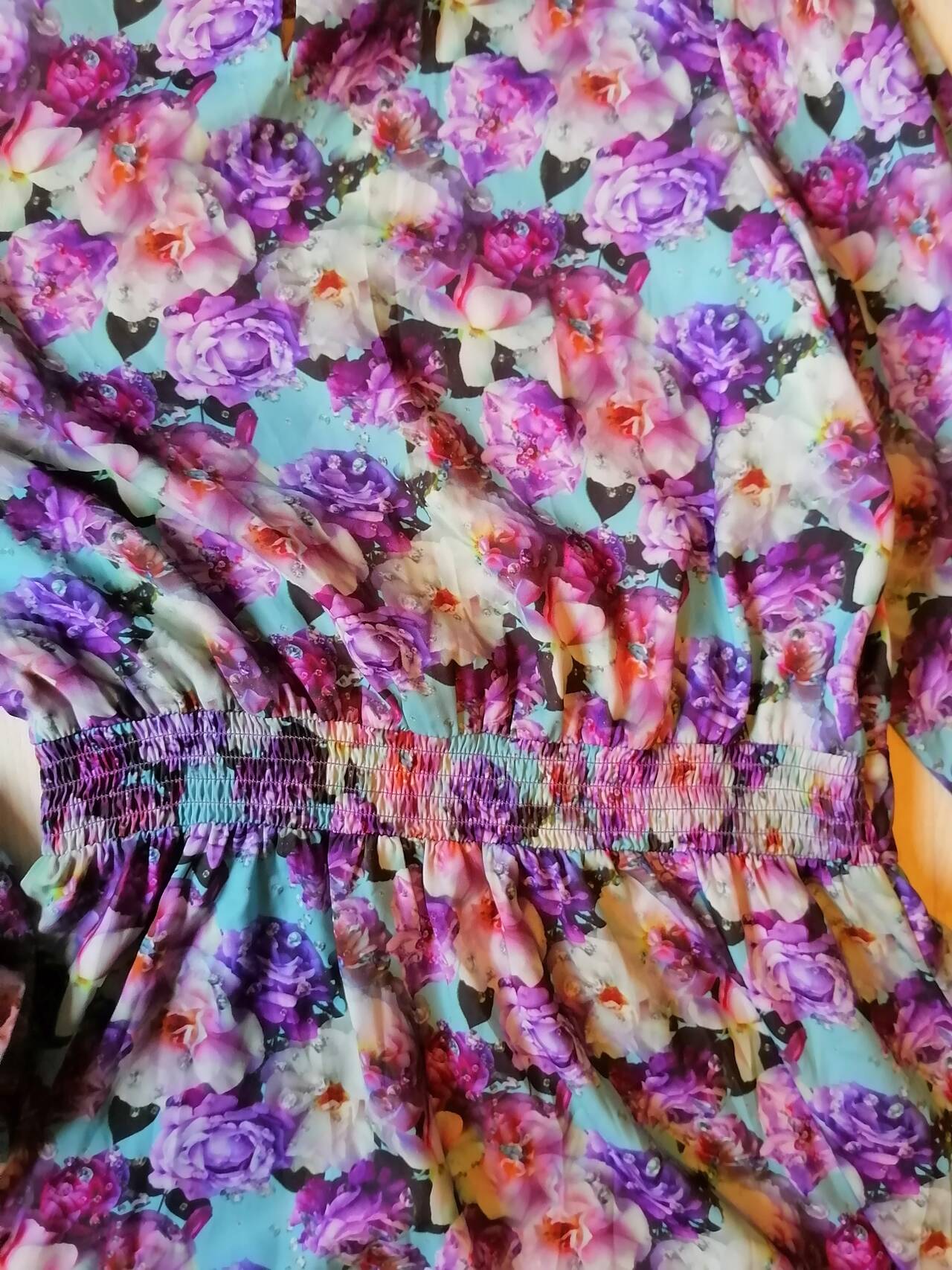 Шикарное длинное платье в цветы. Р 42-44 в Москве фото 5 Личные вещи Москва