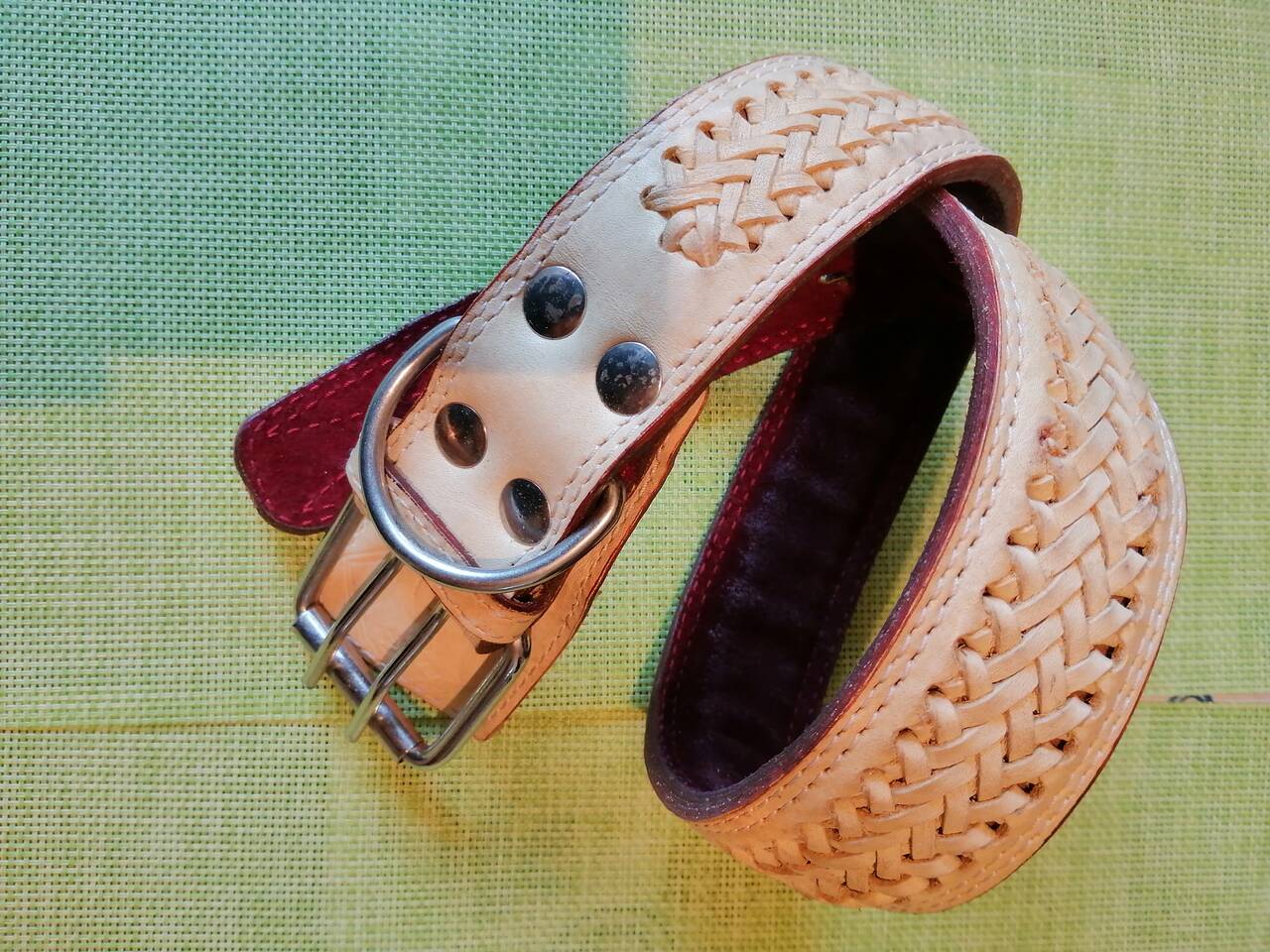 Ошейник для большой собаки. Натуральная кожа новый