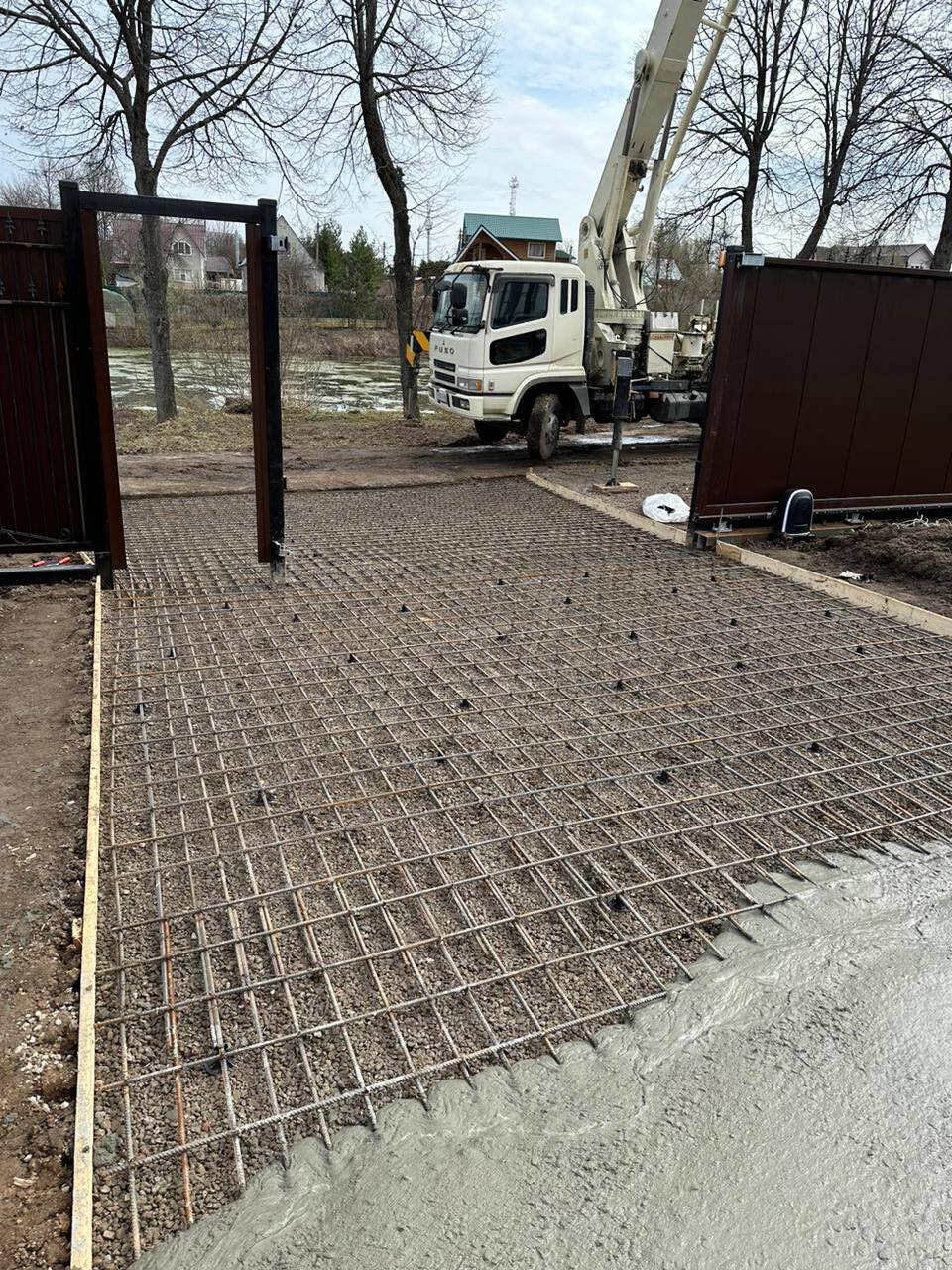 Устройство фундамента. Заливка бетона. Площадки, парковки, заезды. в Домодедово фото 3 Услуги Домодедово