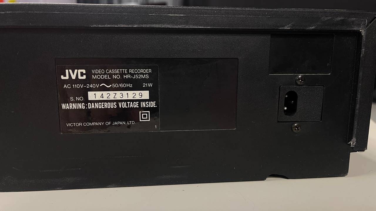 Видеомагнитофон JVC HR-J52MS в Москве фото 4 Бытовая электроника Москва