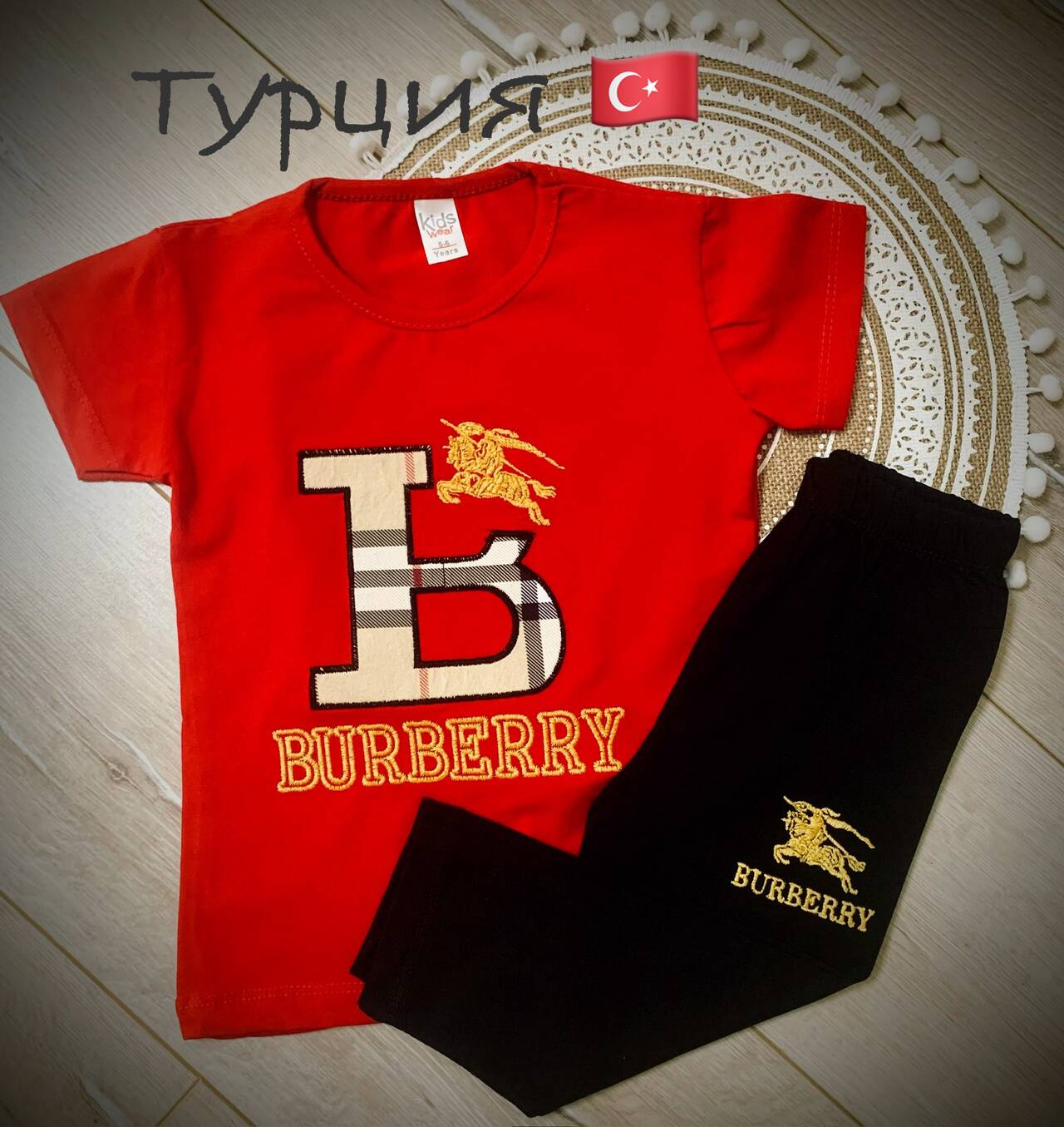 Летний костюм для девочки 