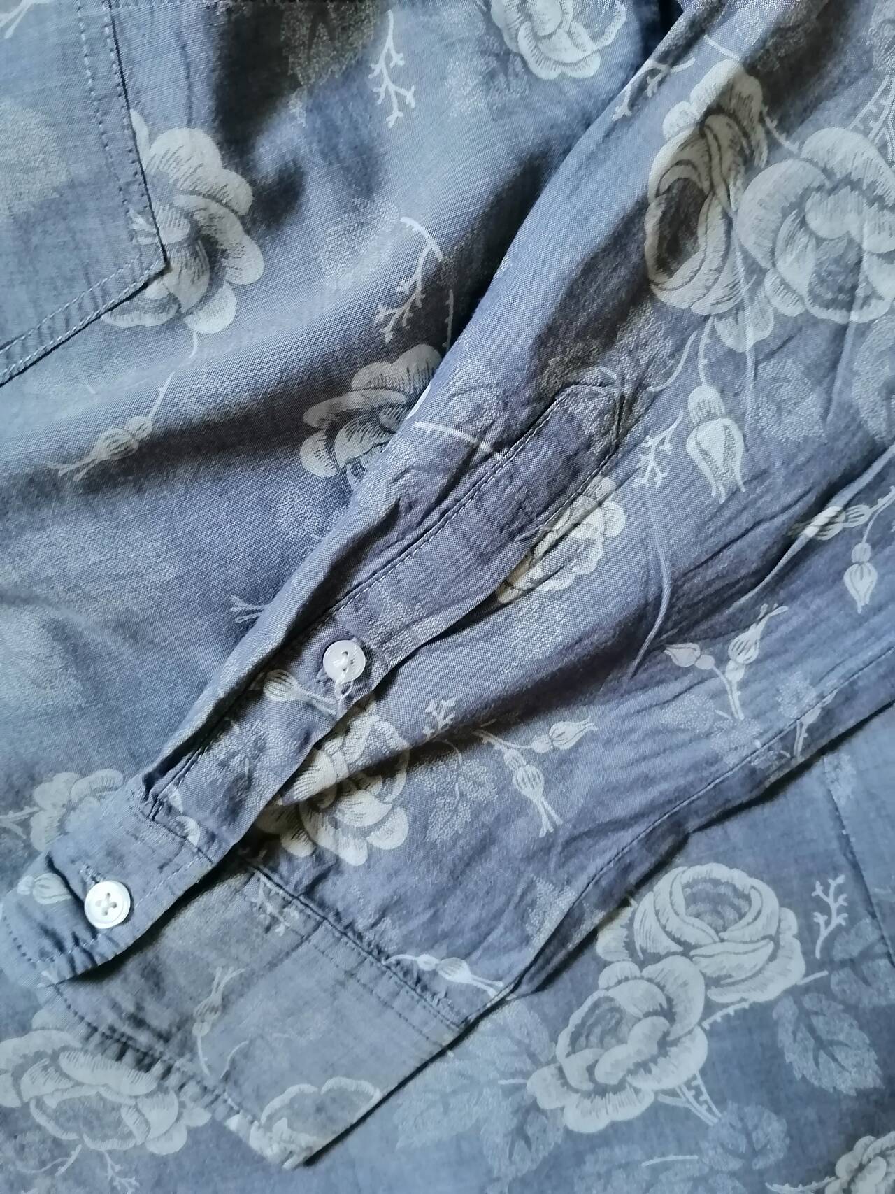 Блуза рубашка хлопок в цветочки р 44 O'stin в Москве фото 3 Личные вещи Москва