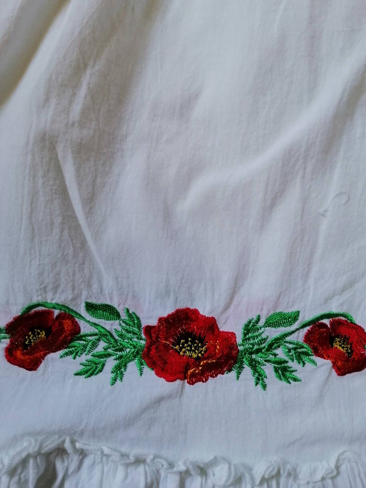 Платье для девочки 7-8лет хлопок. Белое с вышивкой в Москве фото 2 Личные вещи Москва