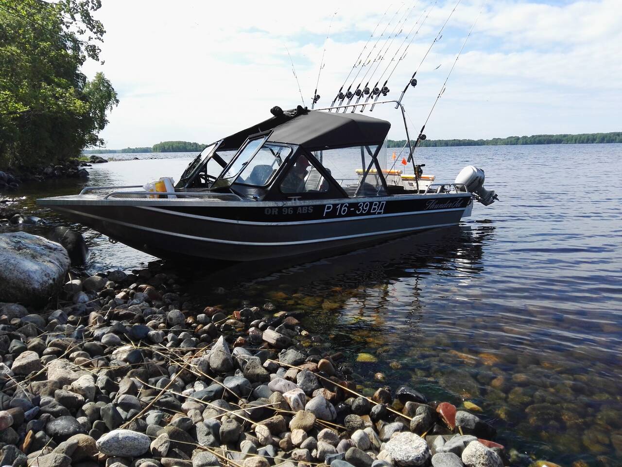 Водометный катер для рыбалки Thunder Jet Luxor