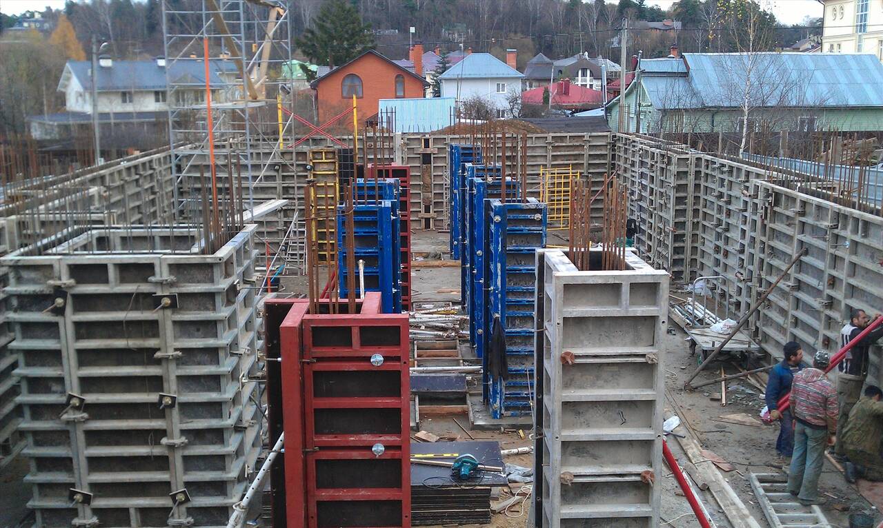 Опалубка щитовой опалубки в Москве фото 1 Услуги Москва