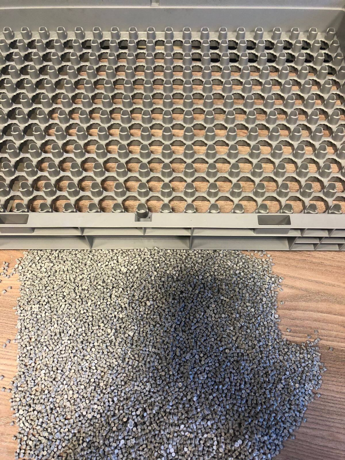 Продам гранулированный Полипропилен вторичный светло-серого цвета