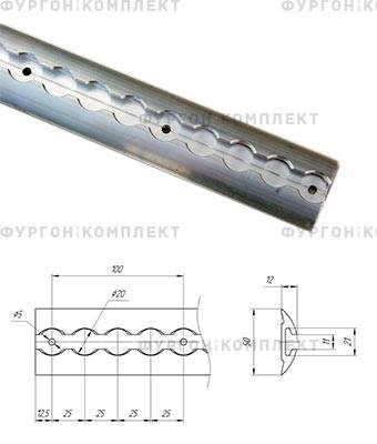 Такелажная рейка стальная/алюминиевая в Ростове-на-Дону фото 2 Транспорт Ростов-на-Дону
