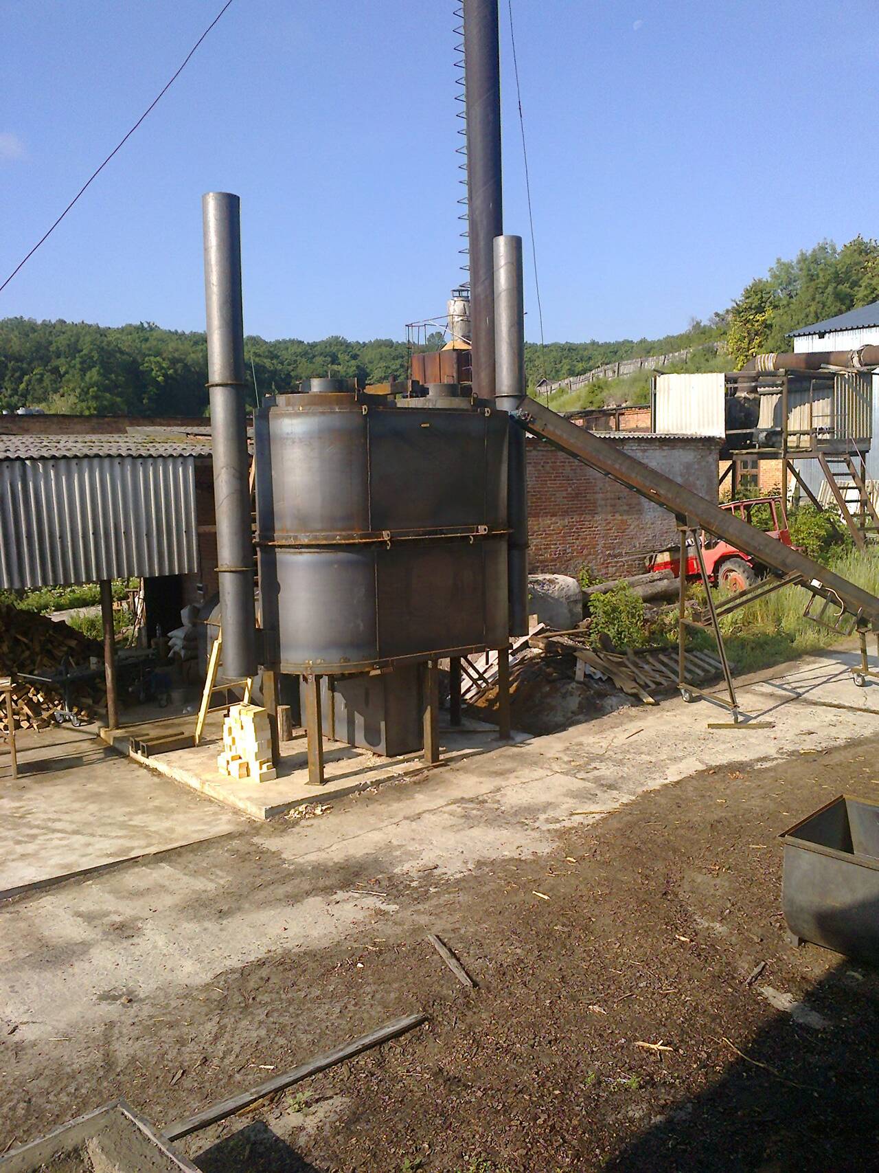 Углевыжигательные печи.