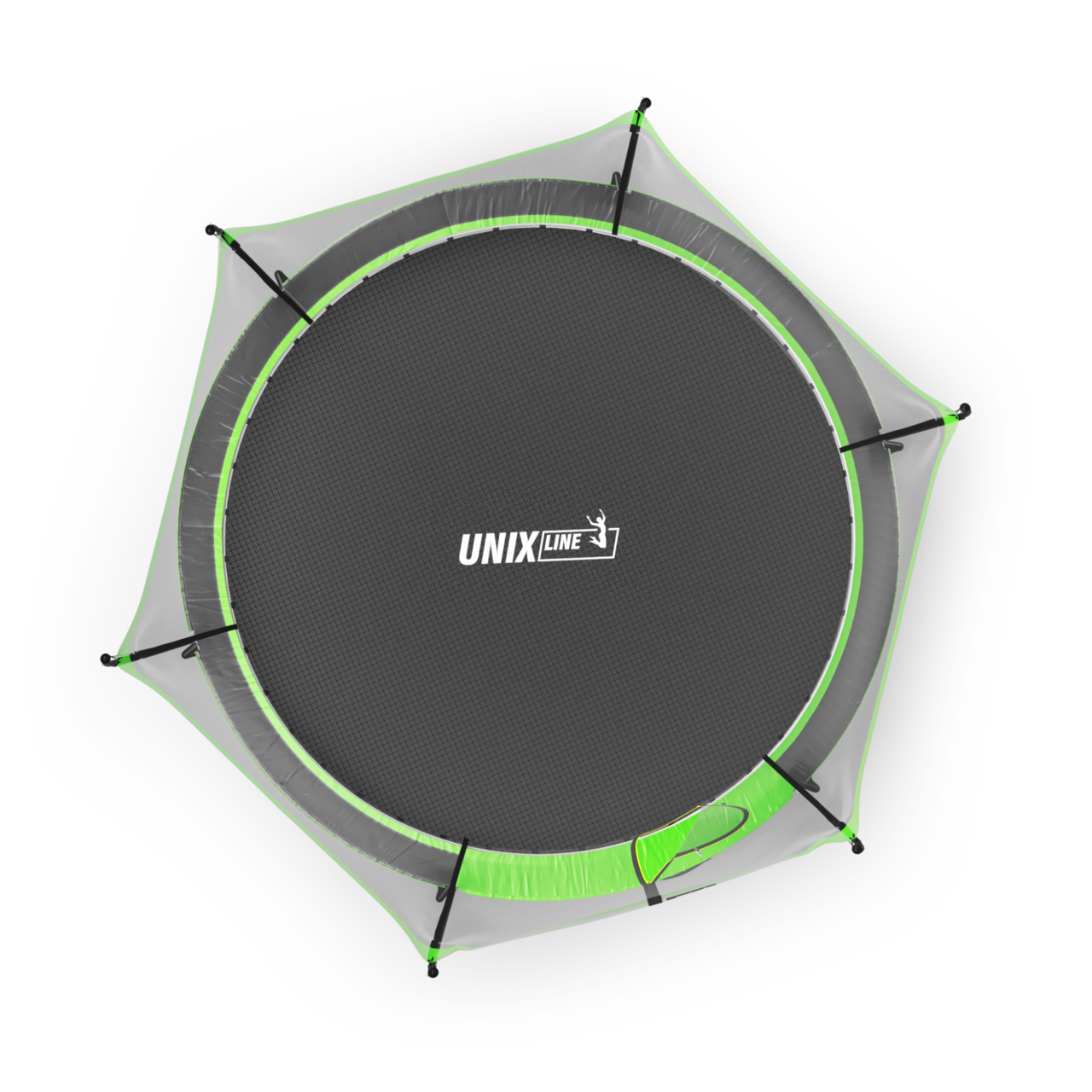 Батут UNIX Line 8 ft UFO Green в Москве фото 2 Увлечения и отдых Москва